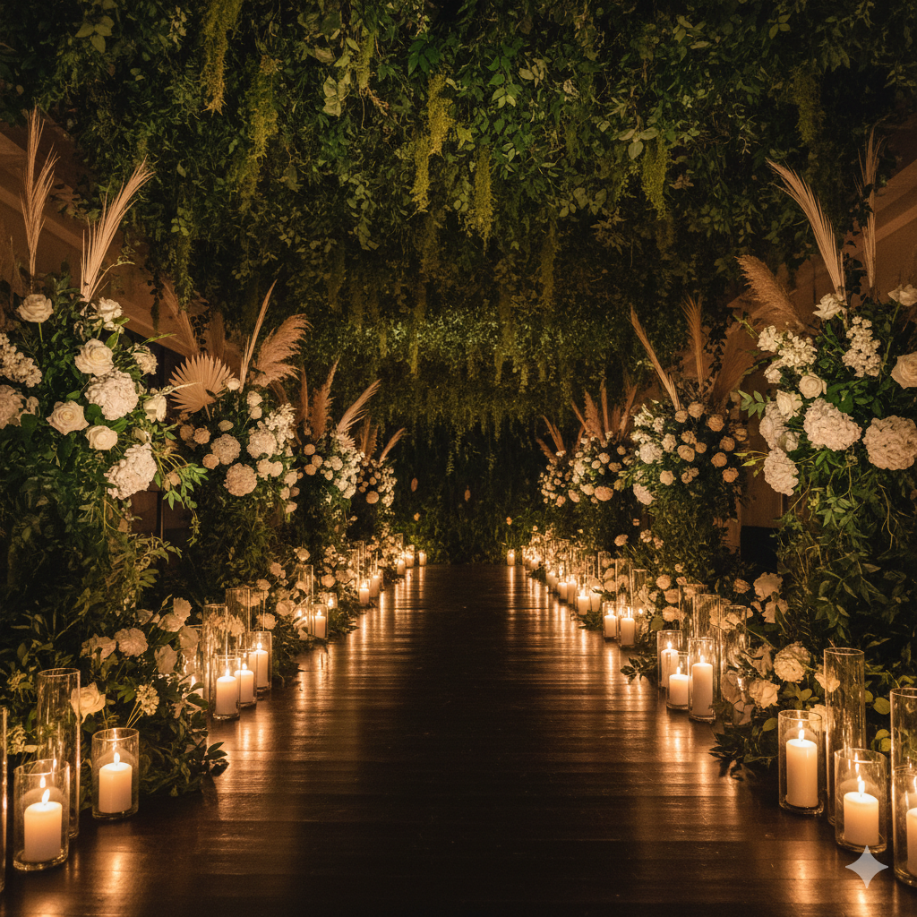 Elegant wedding atmosphere